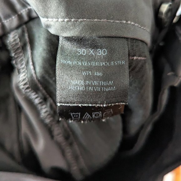 Dark Grey Polyester Dress Pants - Mens - 30x30 - Picture 4 of 6